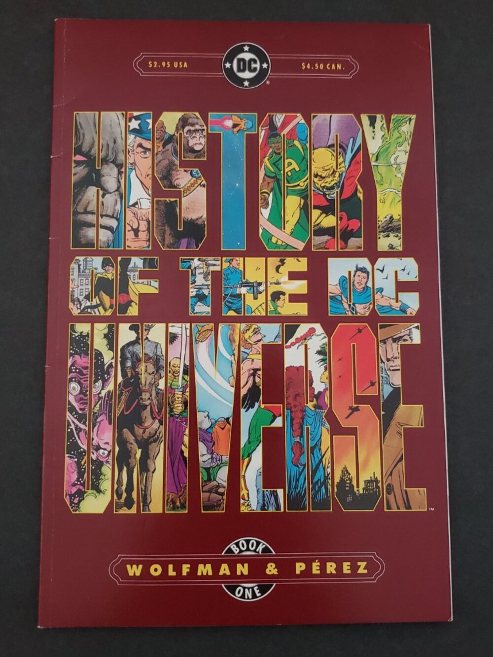 DC Comics History of the DC Universe # 1 1986